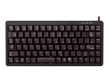 Купить клавиатуры Cherry: Cherry Kompakt-Tastatur"Schwarz Deutsch Kabelgebunden