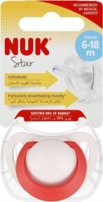 NUK NUK SMOCZEK USP 6-18M ROZ SIL STAR 10736751 1/6