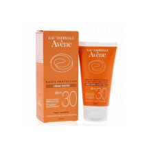 Средства для загара и защиты от солнца Avene High Protection Tinted Cream Spf30 Гипоаллергенный солнцезащитный крем для чувствительной кожи  50 мл