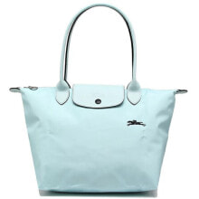 Купить женские сумки Longchamp: Сумка Longchamp Le Pliage Club 28 2605619P32 облако-туман синяя