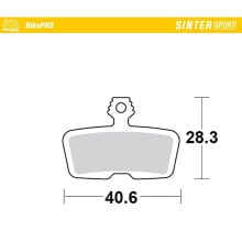 MOTO-MASTER 731355 sintered disc brake pads