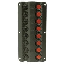 SEACHOICE Switch Panel LED 8 Gang