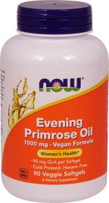 Витамины и БАДы для укрепления иммунитета NOW Evening Primrose Oil Масло первоцвета вечернего 1000 мг 90 вегетарианских капсул