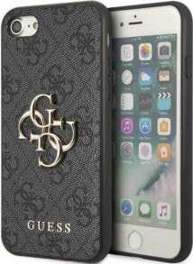 Guess Etui Guess GUHCI84GMGGR Apple iPhone SE 2022/SE 2020/8/7 szary/grey hardcase 4G Big Metal Logo