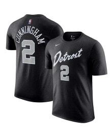 Nike men's Cade Cunningham Black Detroit Pistons 2023/24 City Edition Name and Number T-shirt