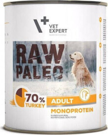 VET EXPERT RAW PALEO Adult Monobiałkowa Turkey INDYK 800g