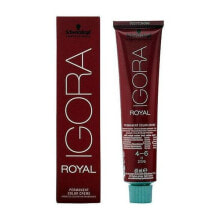 Краска для волос Schwarzkopf Igora Royal Permanent Color Creme No. 4-6 Интенсивная перманентная крем-краска для волос, оттенок средне-коричневый шоколадный 60 мл