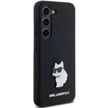 KARL LAGERFELD KLHCS24SSMHCNPK S24 S921 Silicone Choupette Pin phone case