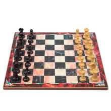 Настольные игры для компании aTOSA Set 2X1 Chess And Parchis 40X40 Cm Interactive Board Game