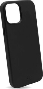 Чехлы для смартфонов чехол силиконовый черный Apple Phone 12/12 Pro Puro