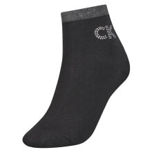 CALVIN KLEIN Short Big Crystal Logo Socks