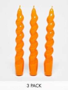 Купить мужская парфюмерия MAEGAN: MAEGEN Orange Spiral Taper Candle 3-Pack