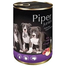 DOLINA NOTECI Piper junior with veal and apple wet dog food 400g