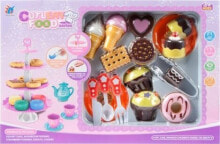 Игрушечная еда и посуда для девочек набор детской посуды Mega Creative выпечка сладости