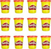 Пластилин и масса для лепки для детей Hasbro Play-Doh Tuby uzupełniające 12-pak Czerwony (E4826)