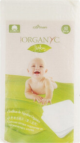 Wattepads für Kinder 60 St. - Corman Organyc Sweet Caress Baby Cotton Nursing Pads