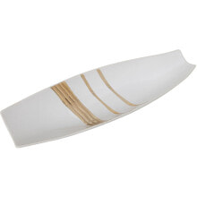 Centerpiece Alexandra House Living White Golden 38 x 13 x 5 cm