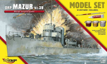 Сборные модели и аксессуары для детей Mirage ORP 'MAZUR' 1939 (Polish Artillery Ship) (MI / 840062)