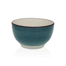 Bowl Versa Blue Stoneware 14 x 8,3 x 14 cm