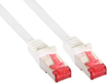 Кабели и разъемы для аудио- и видеотехники inLine 5m S-STP/PiMF Cat. 6 сетевой кабель Белый 76405W