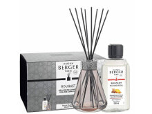 Освежители воздуха и ароматы для дома gift set aroma diffuser Pyramide vintage pink + orange and cinnamon filling 200 ml