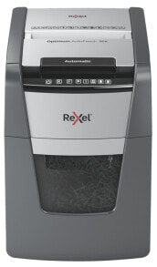 Rexel AutoFeed+ 90X измельчитель бумаги Перекрестная резка 55 dB Черный, Серый 2020090XEU