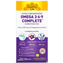 Fish oil and Omega 3, 6, 9 Country Life