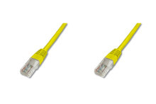 Кабели и разъемы для аудио- и видеотехники Digitus Cat.5e, U-UTP, 0.5m сетевой кабель 0,5 m Cat5e U/UTP (UTP) DK-1511-005/Y