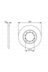 FREN DİSKİ ARKA (280MM) FORD TRANSIT V347 2006- 18051