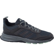 Мужская спортивная обувь для бега Мужские кроссовки спортивные для бега черные  текстильные низкие Adidas Rockadia Trail 30