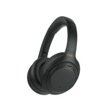 Headphones with Microphone Sony WH-1000XM4 Black