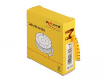 Комплектующие для кабель-каналов deLOCK 18356 маркер для кабелей Желтый 500 шт