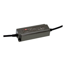 Стабилизаторы электрического напряжения mEAN WELL NPF-60-15 адаптер питания / инвертор Для помещений 60 W Черный