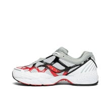 Saucony Excursion Grid Web 复古 低帮 跑步鞋 男款 白红黑 M宽 / Кроссовки Saucony Excursion Grid Web S70466-2