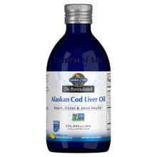Рыбий жир и Омега 3, 6, 9 garden of Life Dr. Formulated Alaskan Cod Liver Oil Lemon Масло печени трески с лимонным вкусом 400 мл
