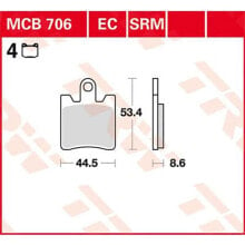 TRW Scooter Daelim Otello 125 Abs Otello 17 Sintered Brake Pads