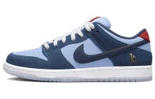 Why So Sad? x Nike Dunk SB Low PRM WSS 防滑耐磨 低帮 板鞋 男女同款 蓝色 / Кроссовки Nike Dunk SB Low PRM WSS 