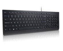 Клавиатуры для ноутбуков Lenovo Essential клавиатура USB QWERTZ Немецкий Черный 4Y41C68656