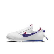 CLOT x Nike Cortez Cortez 三合一 可拆卸 功夫 防滑耐磨 低帮 跑步鞋 男女同款 白蓝红 / Кроссовки CLOT x Nike Cortez Cortez DZ3239-100