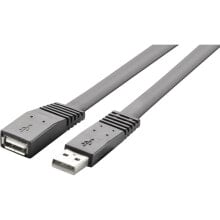 Кабели и разъемы для аудио- и видеотехники Renkforce RF-4087404 USB кабель 1 m 2.0 USB A Черный
