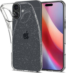 Spigen Etui IPHONE 16 Spigen Liquid Crystal Glitter Crystal transparentne