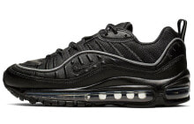 Nike Air Max 98 复古气垫 低帮 跑步鞋 女款 黑 / Кроссовки Nike Air Max 98 AH6799-004