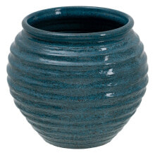 Planter 39 x 39 x 37 cm Ceramic Blue