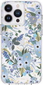 Rifle Paper Clear - Etui iPhone 14 Pro Max (Garden Party Blue)