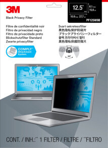 3M 7000015890 защитный фильтр для дисплеев Безрамочный фильтр приватности для экрана 31,8 cm (12.5