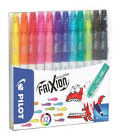 PILOT PEN Pilot FriXion Colourng - Medium - 12 colours - Black,Blue,Brown,Green,Light Blue,Orange,Pink,Red,Turquoise,Violet,Yellow - Bullet tip - Multicolor - 12 pc(s)