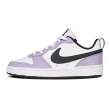 【定制球鞋】 Nike Court Borough Low 2 紫苏葡萄 低帮 板鞋 女款 白紫色 / Кроссовки Nike Court Borough Low 2 BQ5448-110