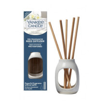 Yankee Candle Pre Fragranced Reed Diffuser Ароматический диффузор с палочками с ароматом пушистых чистых полотенец 210 мл