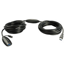 Lindy 43099 USB кабель 15 m 3.2 Gen 1 (3.1 Gen 1) USB A Черный