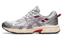 Asics Gel-Venture 6 耐磨透气 低帮 跑步鞋 女款 灰银 / Кроссовки Asics Gel-Venture 6 1202A431-020